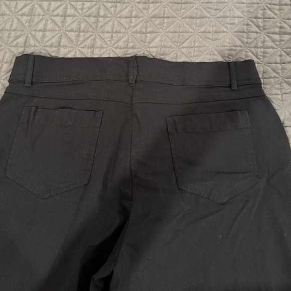 JM Collection curvy fit black pants size 16 short - Picture 3 of 3
